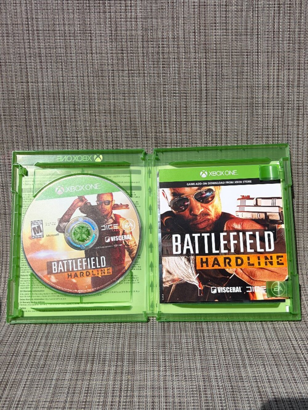 Battlefield Hardline Microsoft Xbox One 2015 Complete with Inserts CIB - TESTED